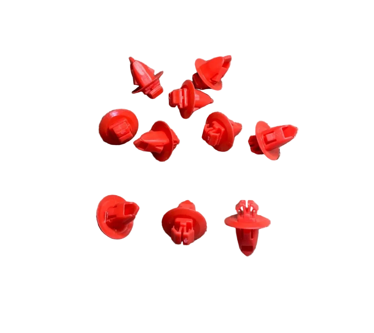Auveco 20391 Red Nylon Moulding Clips 90904-67037 10 Pcs