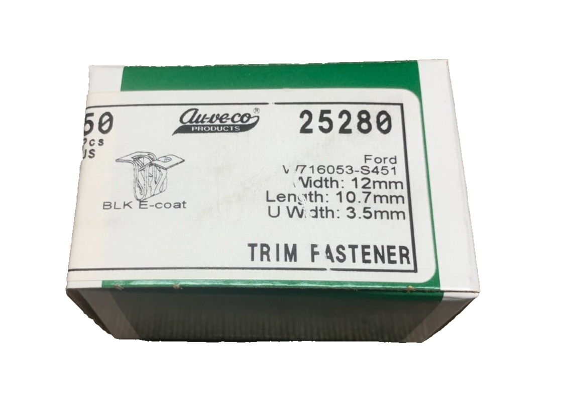 50 Auveco 25282 Door & Trim Panel Fastener W718226-S451
