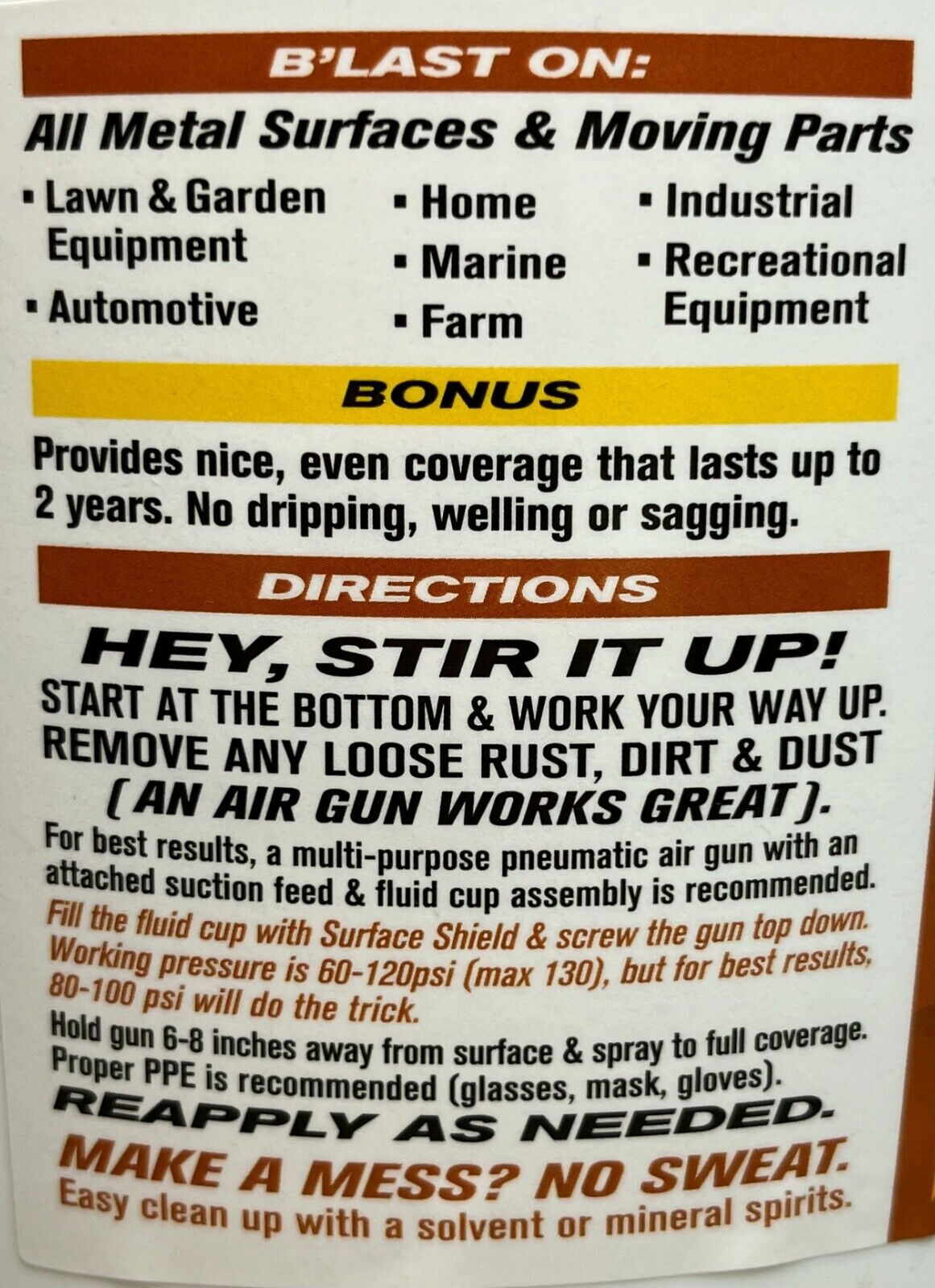 PB Blaster 128-SS Surface Shield 1-Gal Pail