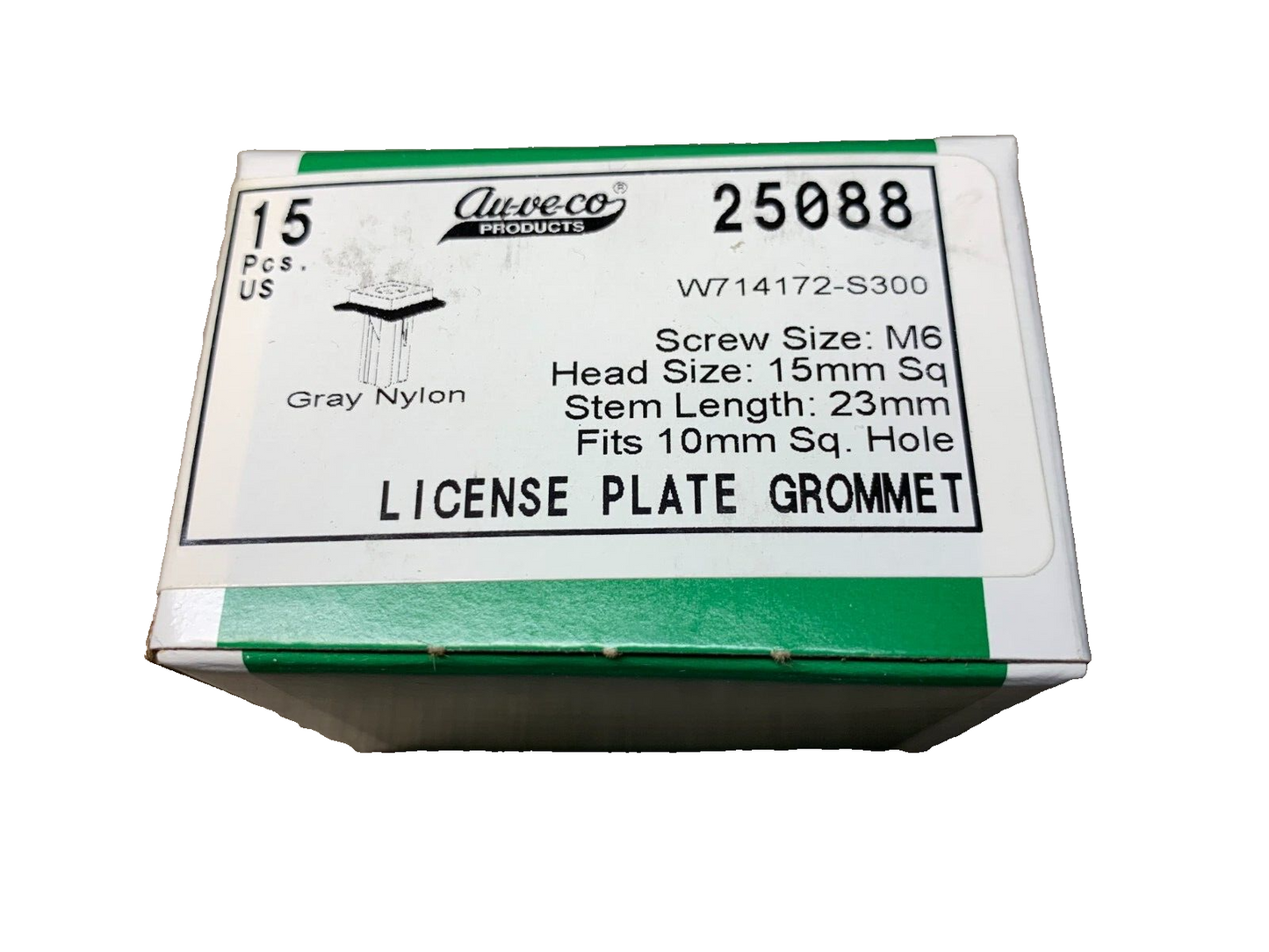 15 Auveco 25088 License Plate Grommet W714172-S300