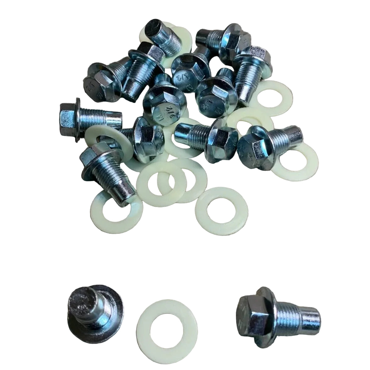 15 Auveco 19130 Oil Drain Plugs W/ Gaskets 1/2"-20 Thread 9/16" Hex