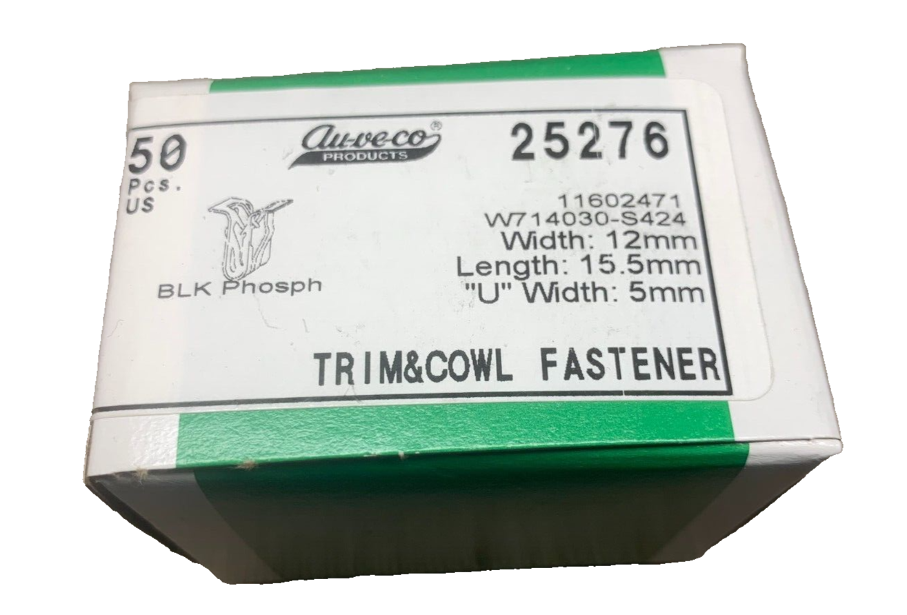 50 Auveco 25276 Trim & Cowl Fastener 11602471