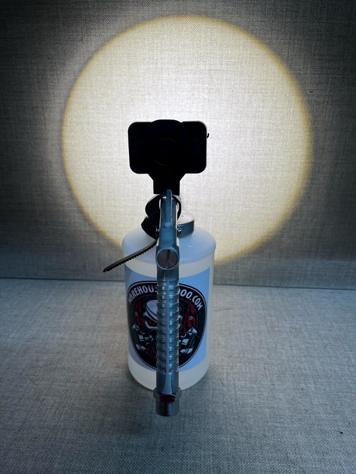 Standard Undercoating Gun with Spray Gun Light and Quart Bottle