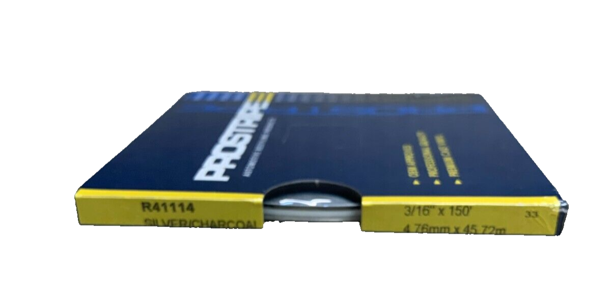 PROSTRIPE R41114 3/16" x 150' Silver/Charcoal
