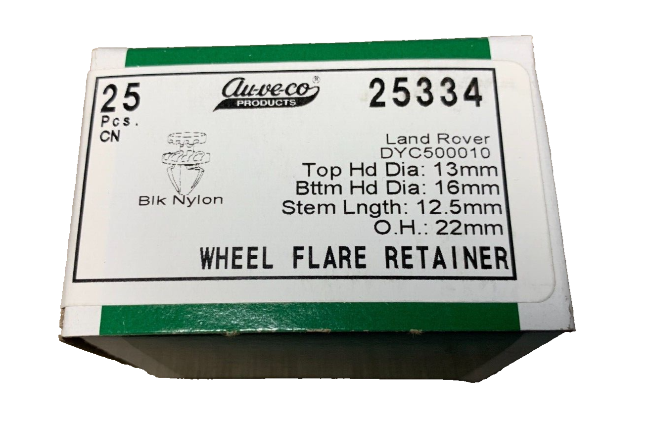 25 Auveco 25334 Wheel Flare Retainer DYC500010
