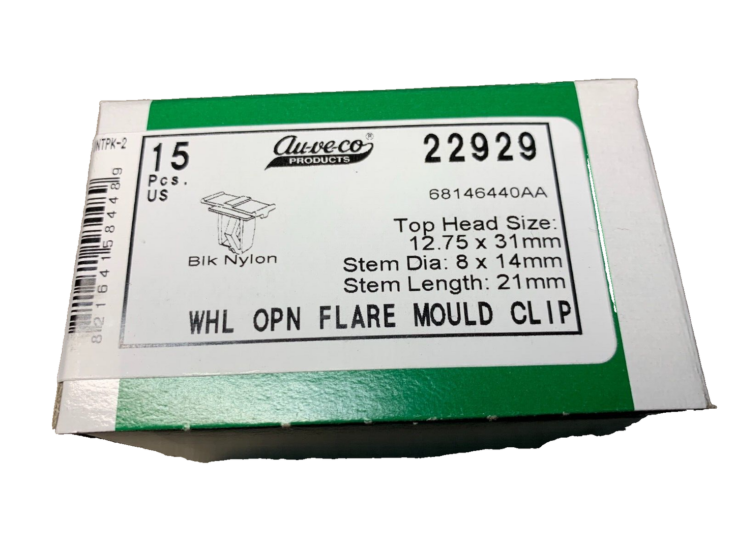 15 Auveco 22929 Wheel Opening Flare Moulding Clip