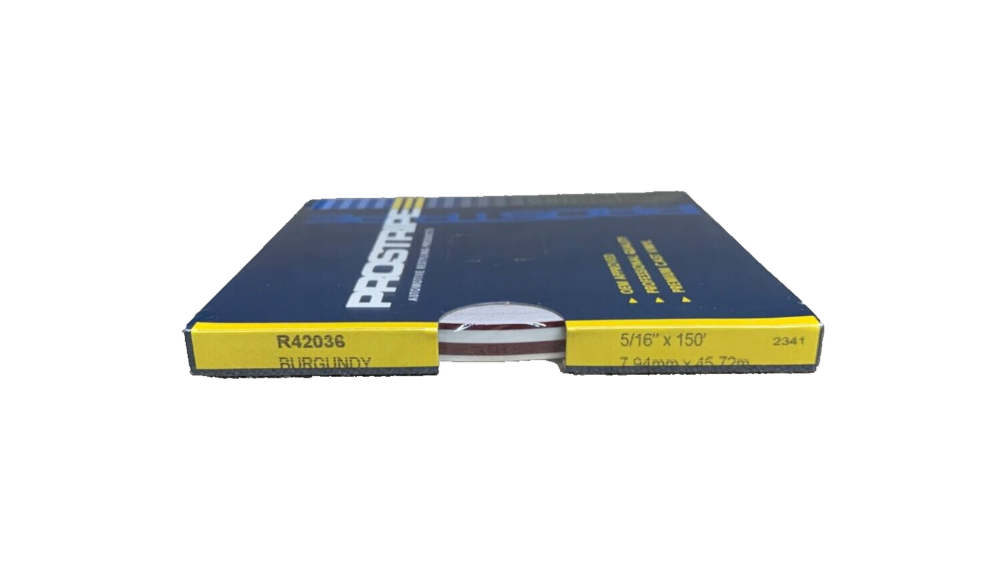 PROSTRIPE R42036 5/16" x 150' BURGUNDY