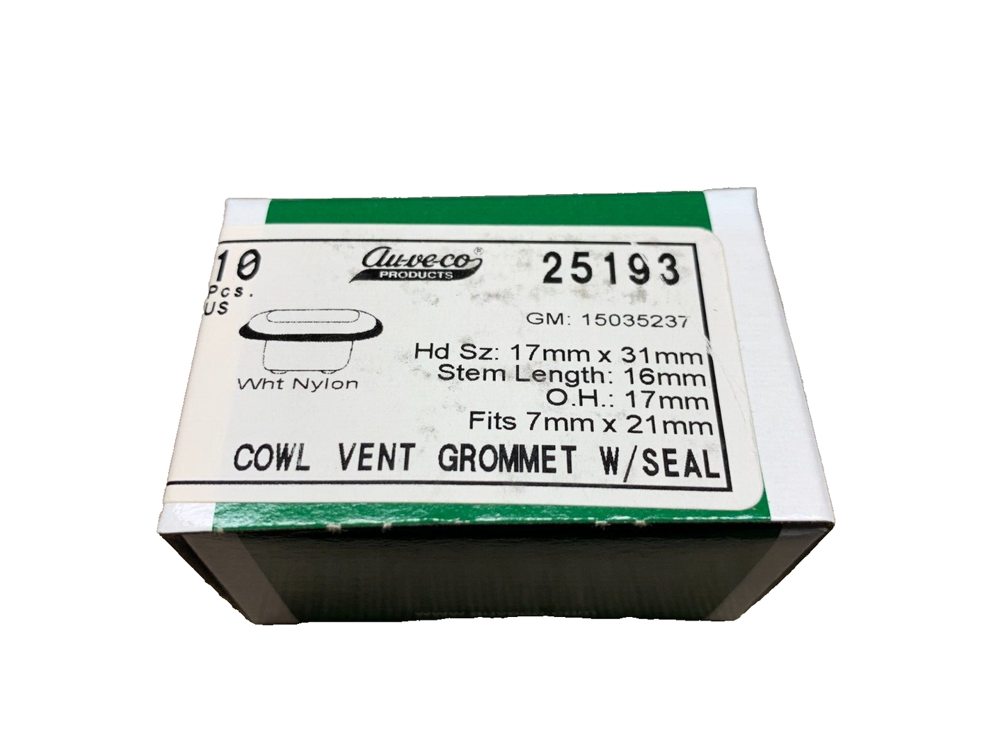 10 Auveco - 25193 - Gm Cowl Vent Grommet W/ Sealer