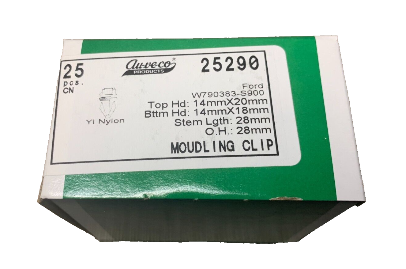 25 Auveco - 25290- Moulding Clip Ford W790383-S900