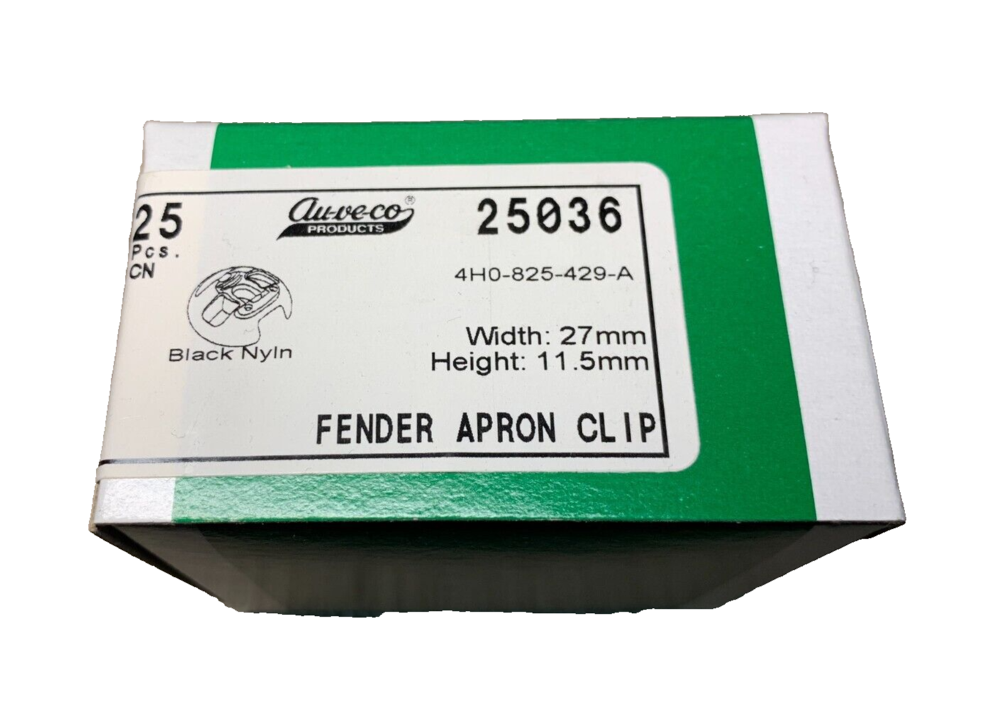 25 Auveco 25036 Fender Apron Retaining Clip for Aud 4H0-825-429-A