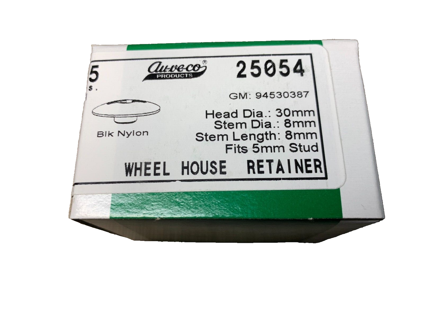 25 Auveco 25054 Wheelhouse Retainer Clip for 2004 - 2021 GM Chevy Buick