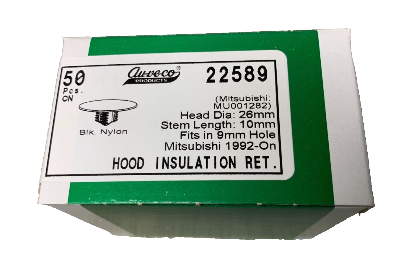 50 22589 Hood Insulation Retainer, 26mm Head, for Mitsubish MU001282