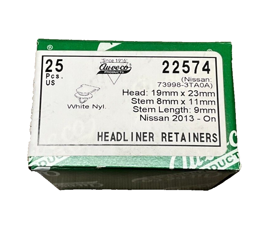 25 Auveco 22574 Specialty Headliner Retainer for Nisan 73998-3TA0A