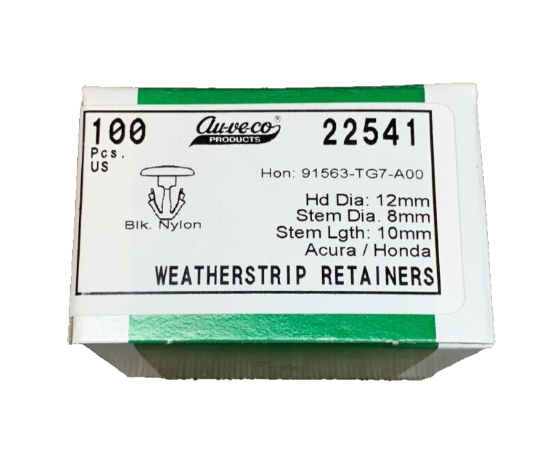 100 Auveco 22541 Weatherstrip Retainers