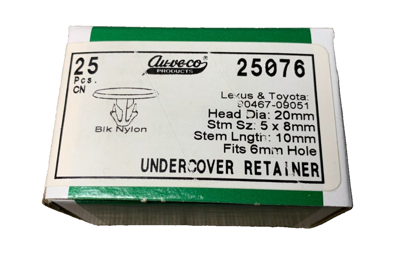 25 Auveco - 25076 - Toyotta Undercover Retainer