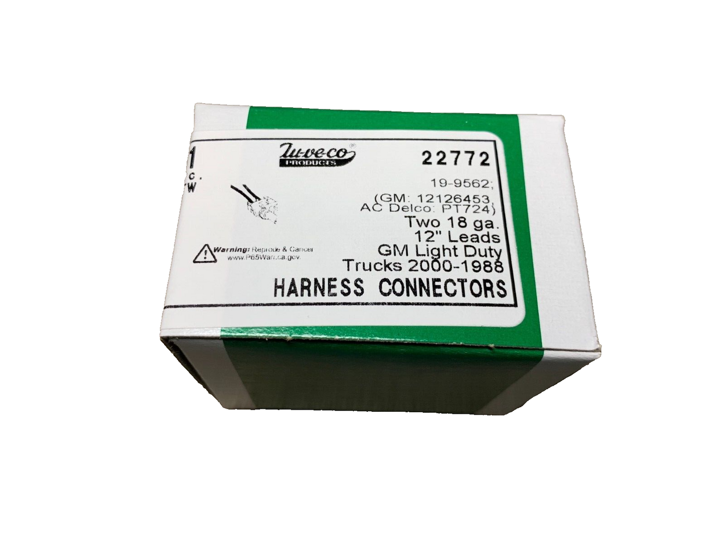 1 Auveco 22772 Wire Harness Connector, for GM 12126453 and AC Delco PT724