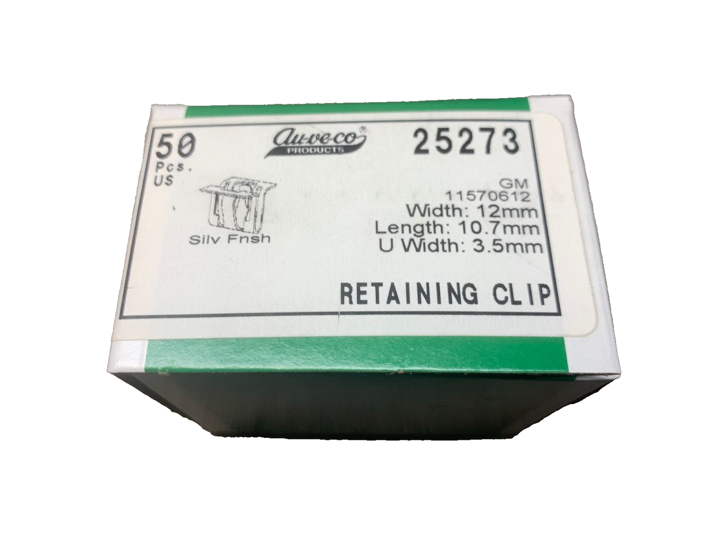 50 Auveco 25273 Retaining Clip 11570612