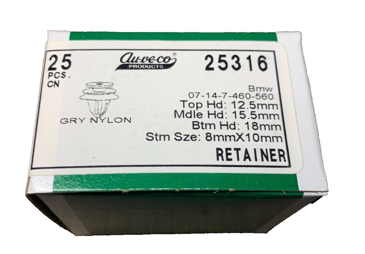 25-Auveco 25316 Retainer for 07-14-7-460-560