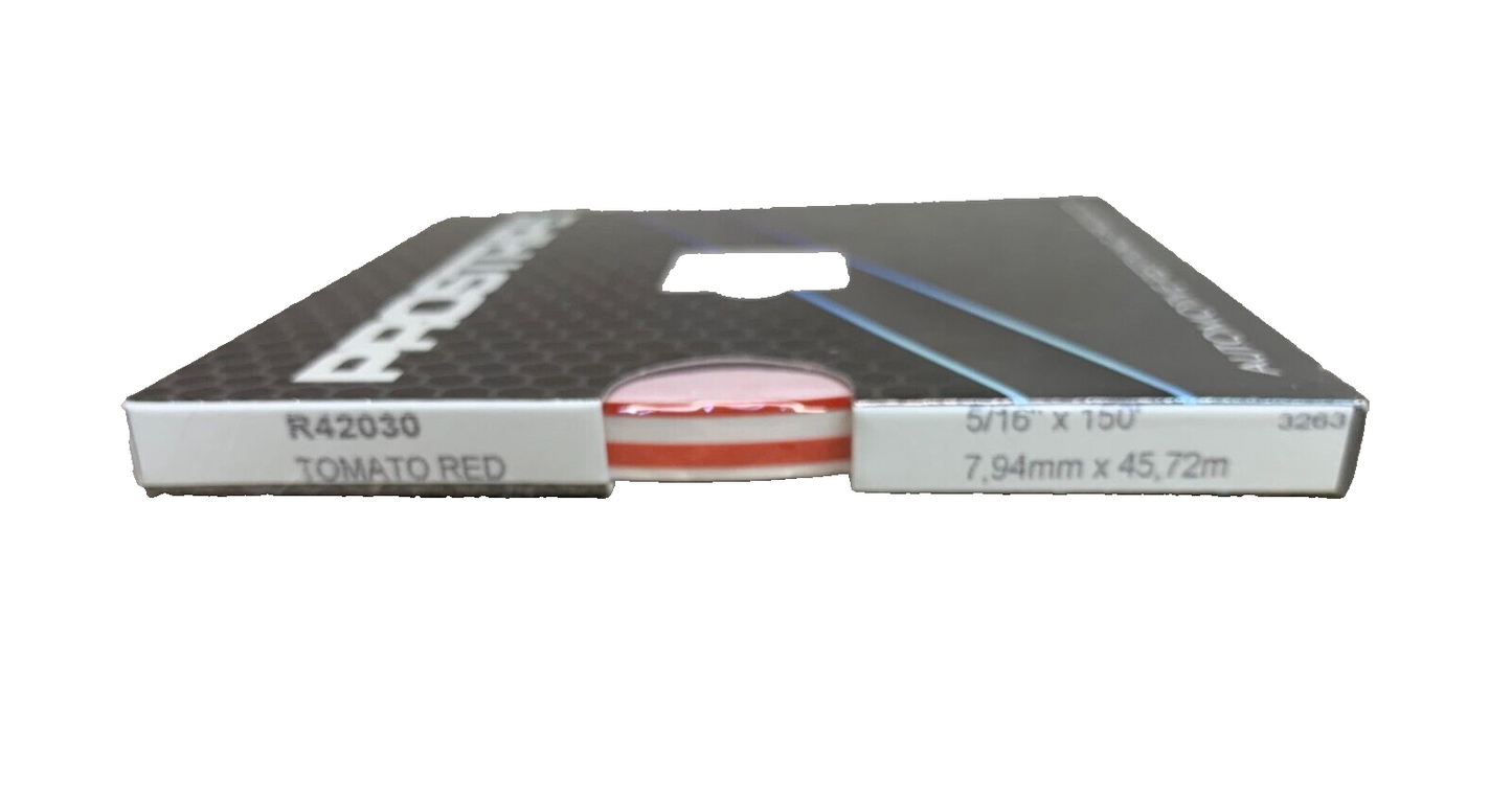 PROSTRIPE R42030 5/16" x 150' TOMATO RED