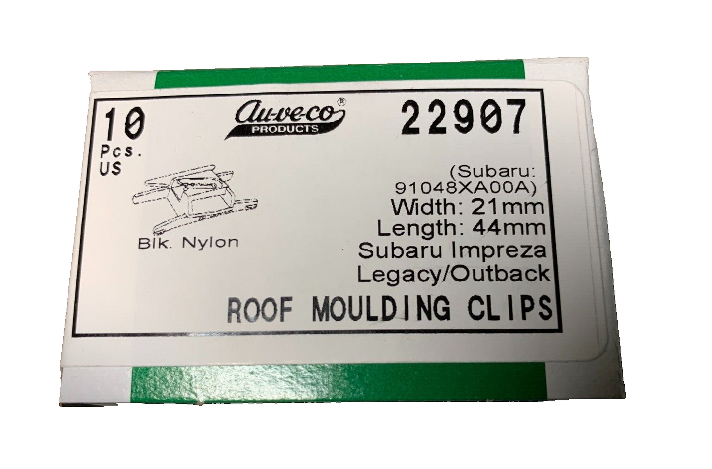 10 1Auveco - 22907 -Roof Moulding Retainer Clips