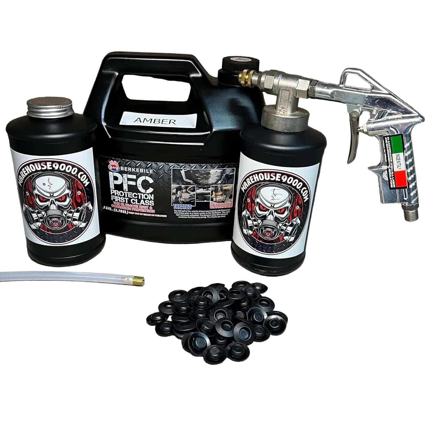 PFC Amber Pro Undercoating Gun - Straight Wand Kit (2 B Quart Bottles)