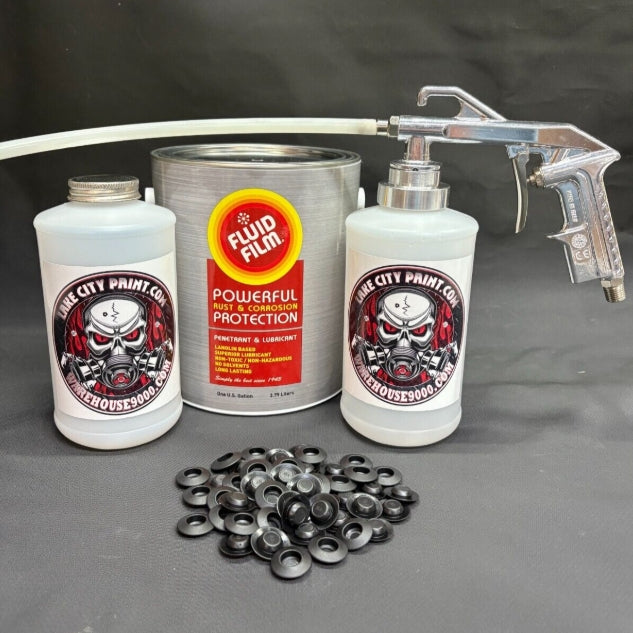 Generic Gallon PFC Amber, Pro Undercoating Spray Gun, 2 White Quart Bo Generic Gallon PFC Amber, Pro Undercoating Spray Gun, 2 White Quart Bo