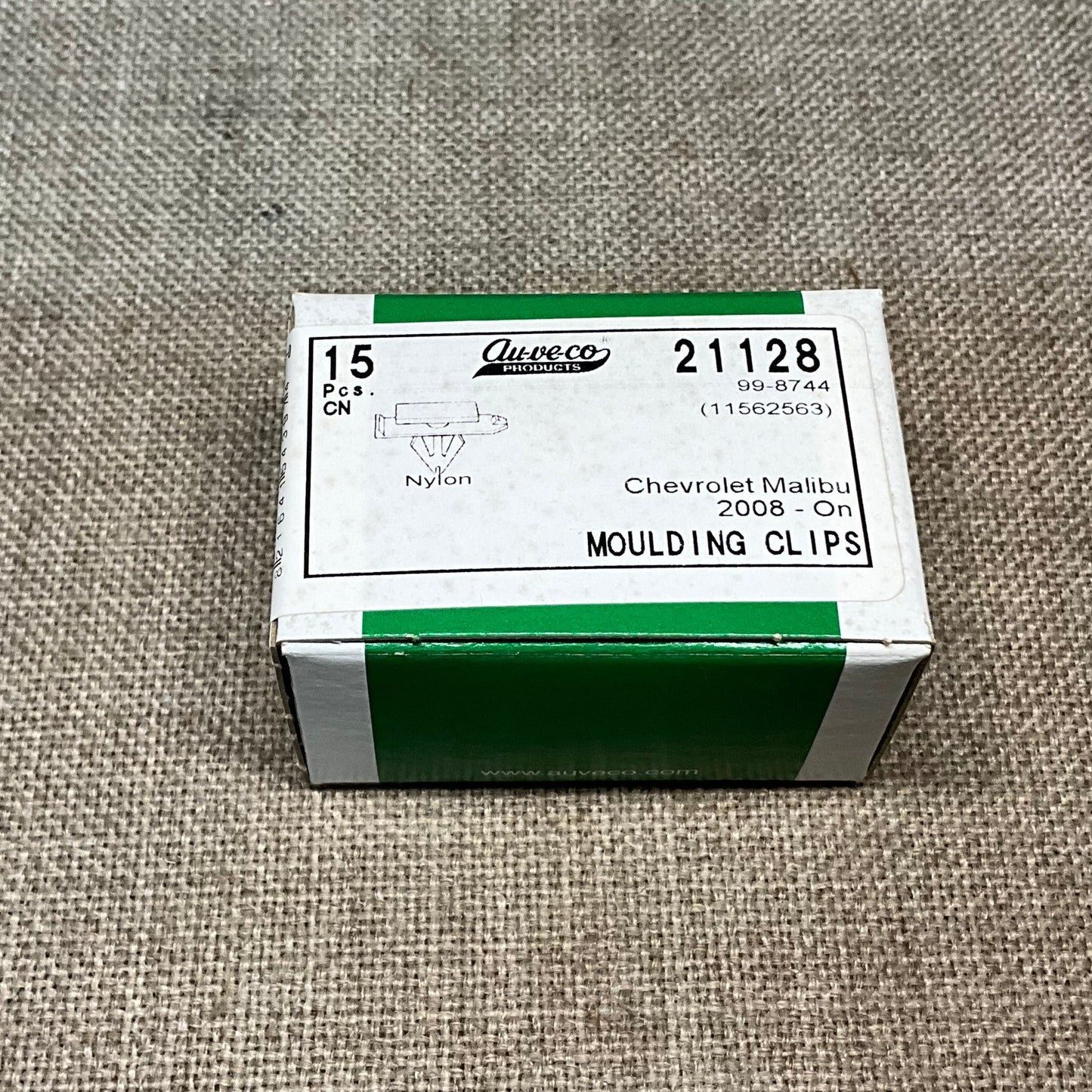 15 Rocker Moulding Clips Auveco 21128 Chevrolet Malibu : 11562563 ; 2008 - 0n