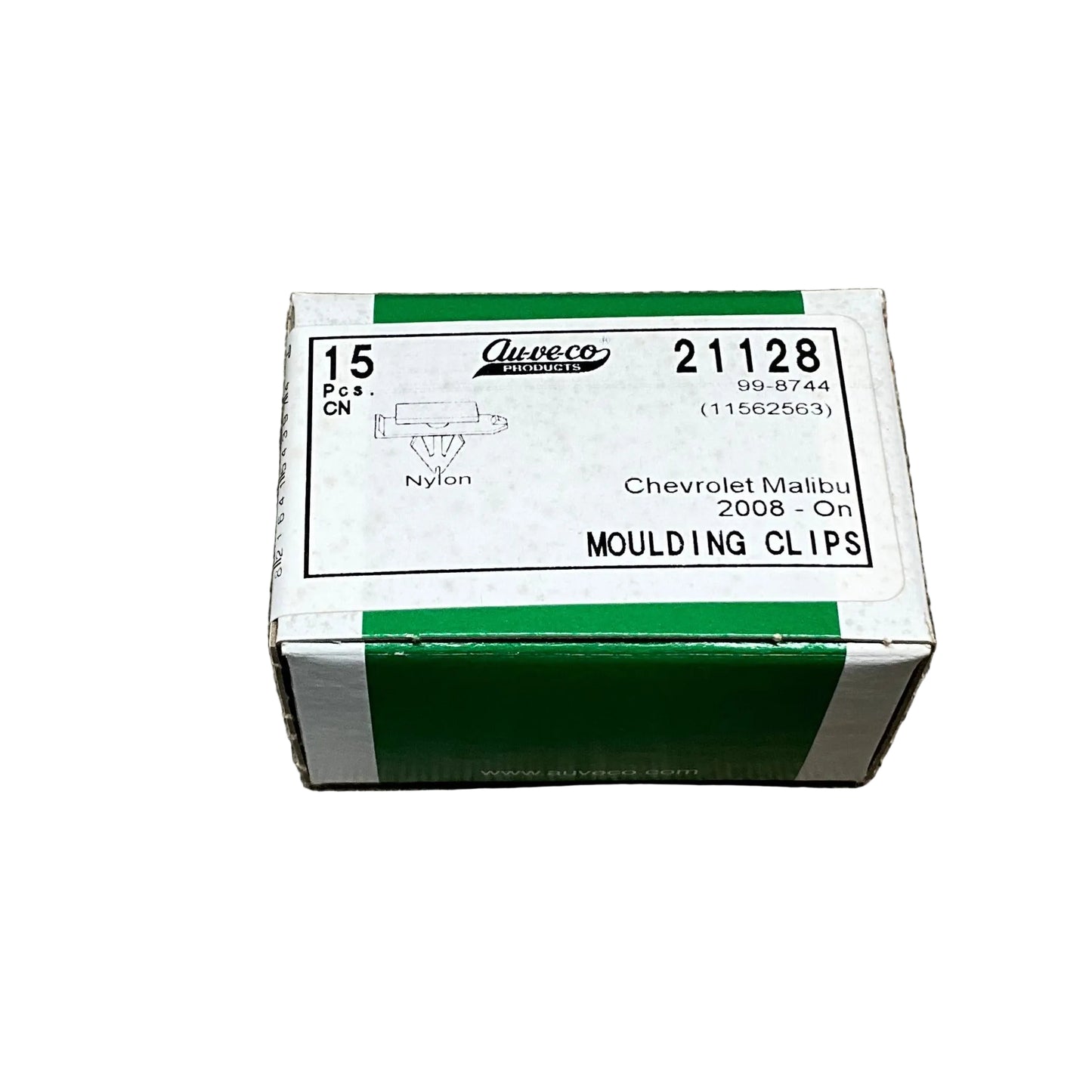 15 Rocker Moulding Clips Auveco 21128 Chevrolet Malibu : 11562563 ; 2008 - 0n