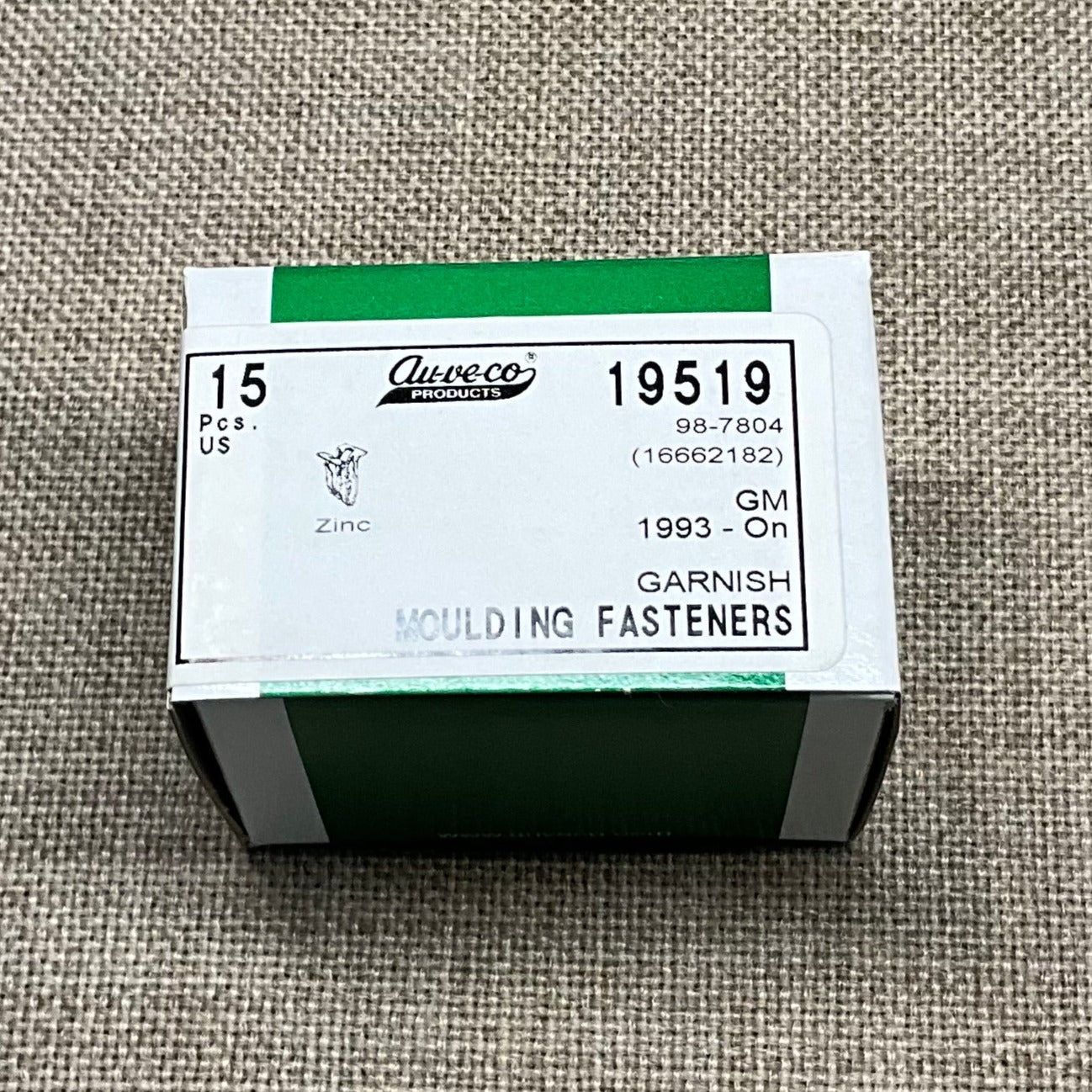 15 Windshield Garnish Molding Clips GM OEM :16662182 Auveco 19519 Chrysler