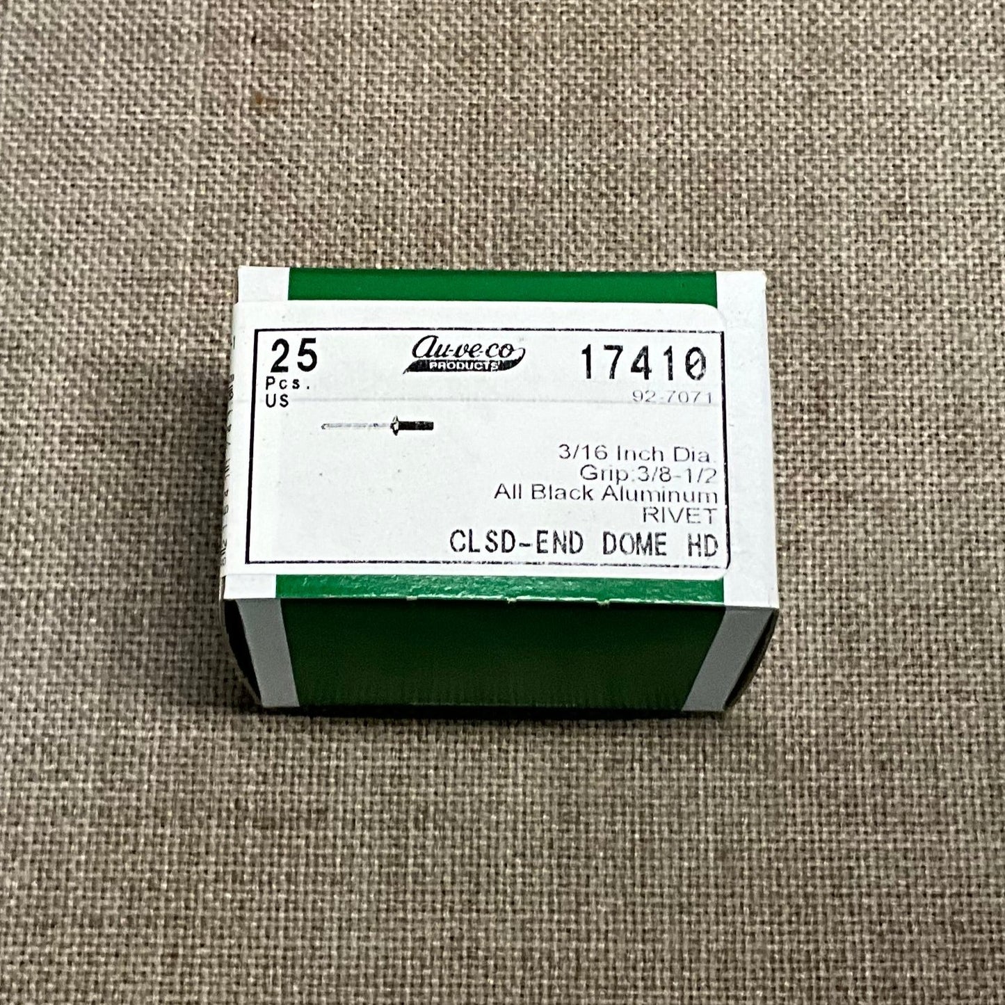 25 Closed End Rivets Auveco 17410 For Ford : 390428-S100 Auto & Universal Jobs