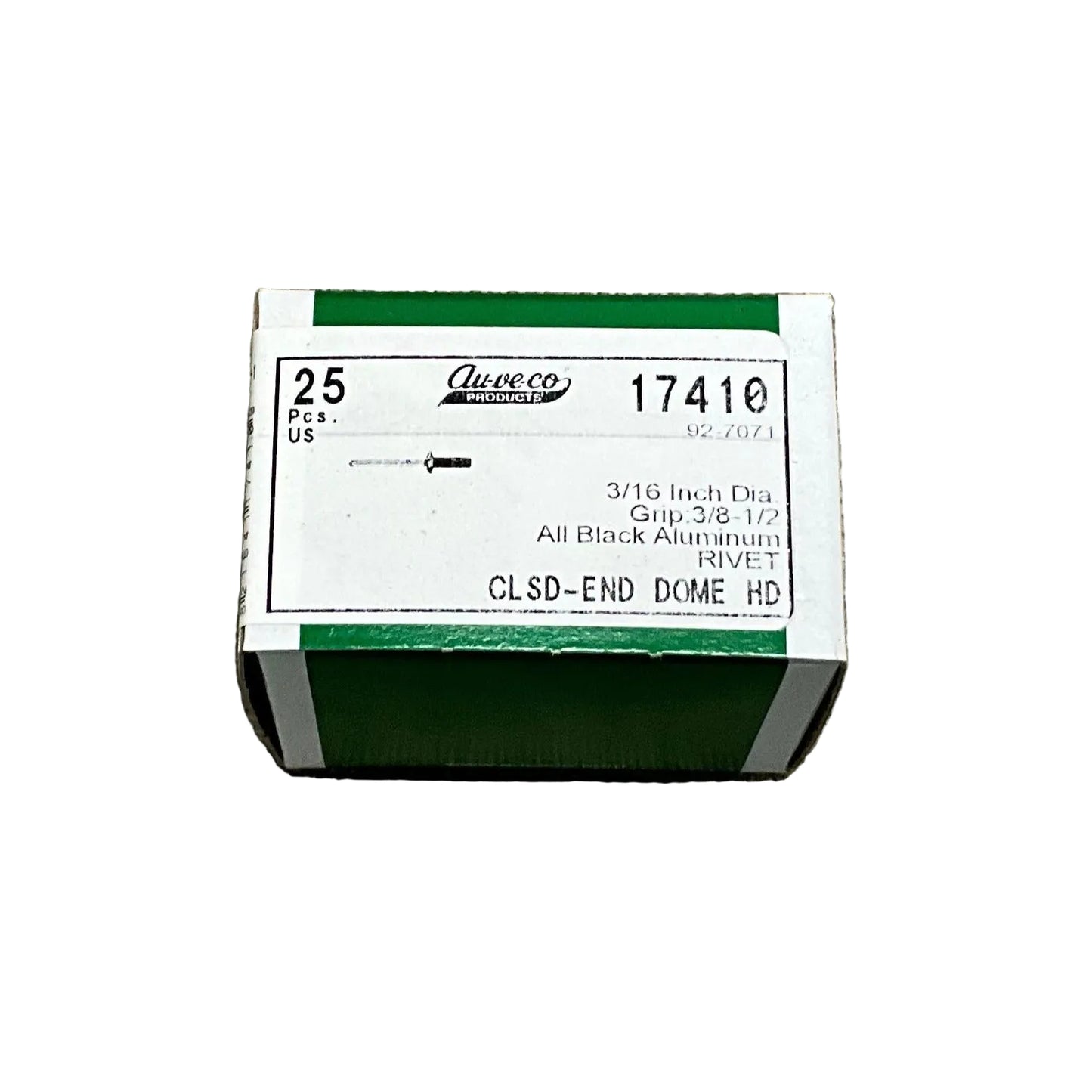 25 Closed End Rivets Auveco 17410 For Ford : 390428-S100 Auto & Universal Jobs