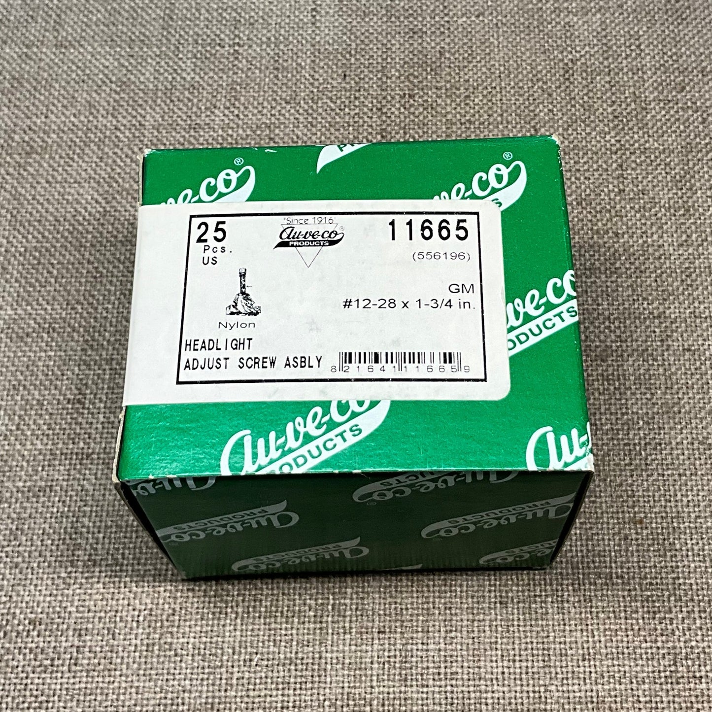 25 Headlight Adjusting Screw & Nut Assembly Auveco 11665 GM OEM:556196; 557057