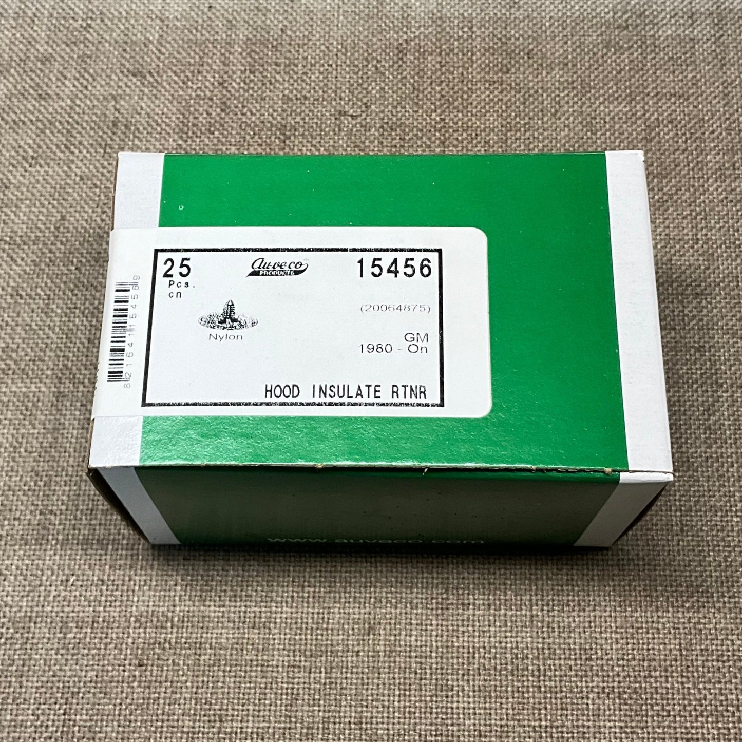 25 Hood Insulation Retainers Auveco 15456 OEM GM #20064875 From 1980 - On