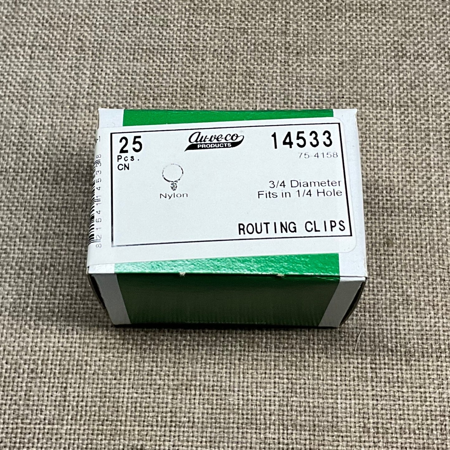 25 Routing Clips Tube Hose Wire Auveco 14533 Auto Universal & General Use