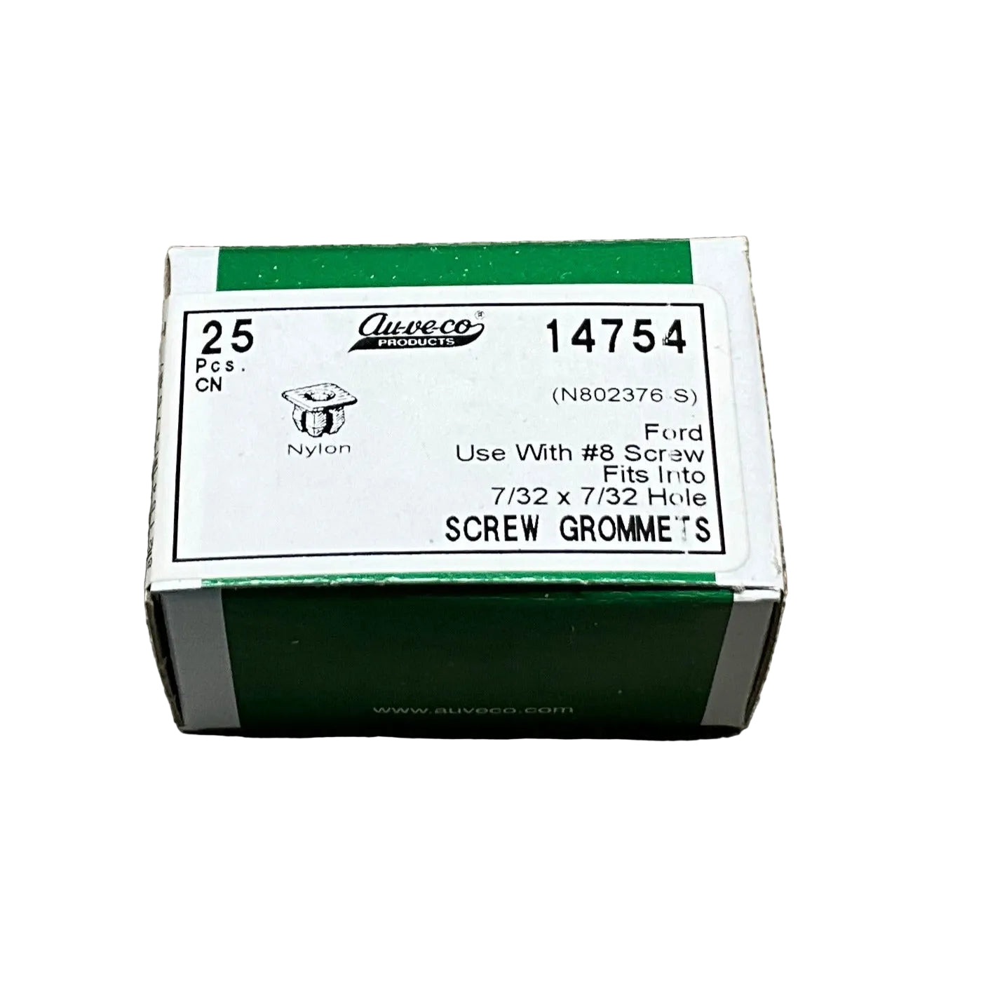 25 Screw Grommets Auveco 14754 Ford Automobile OEM : N802376-S - Universal Use