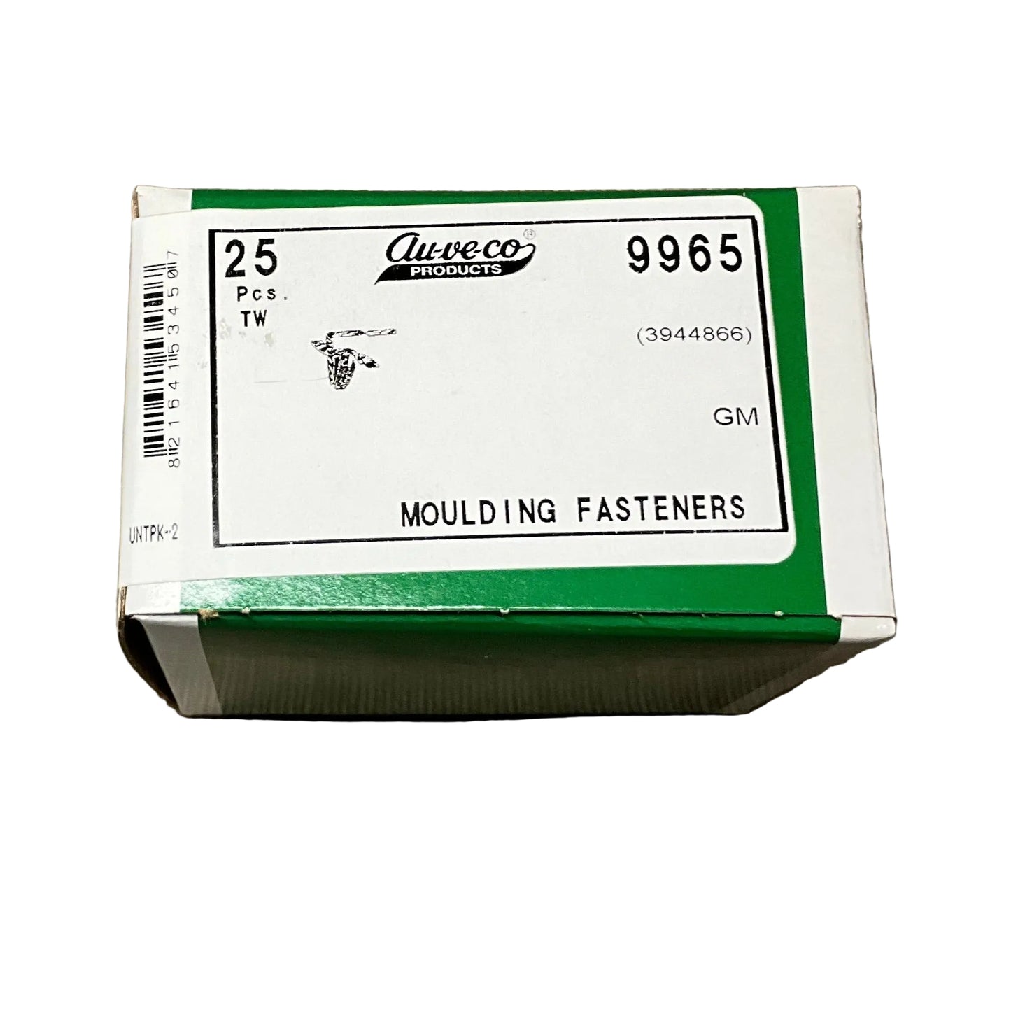 25 Universal Type Moulding Fasteners Auveco 9965 GM: 3944866 ; 1244839