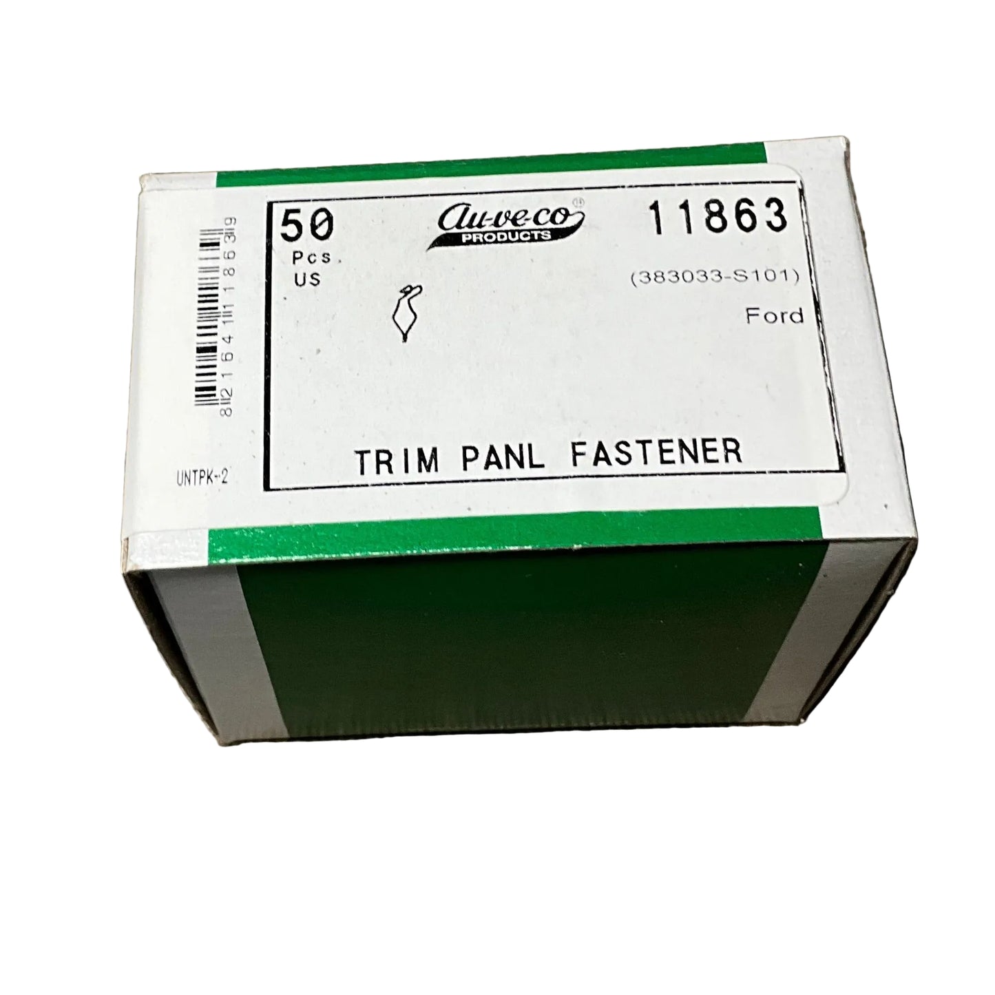 50 Door Trim Panel Fasteners Auveco 11863 Ford : 383033-S101