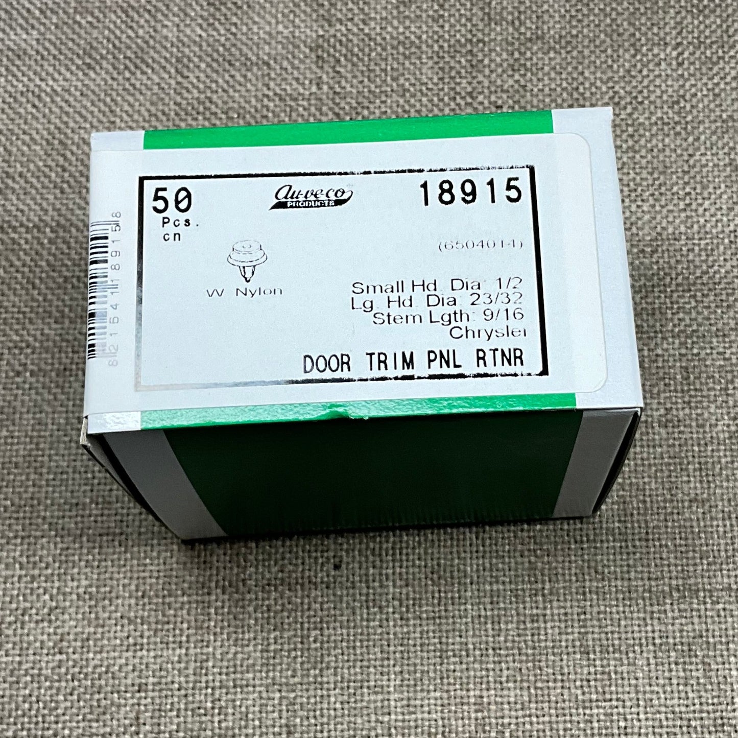 50 Door Trim Panel Retainers Auveco 18915 OEM Chrysler : 6504014 From 1995 On
