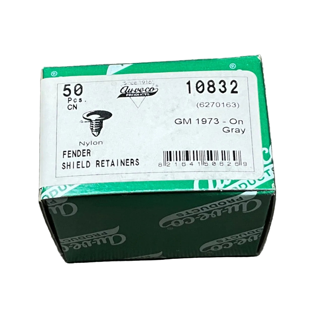 50 Fender & Bumper Shield Retainers Auveco 10832 GM: 480534 ; 6270163 Chrys