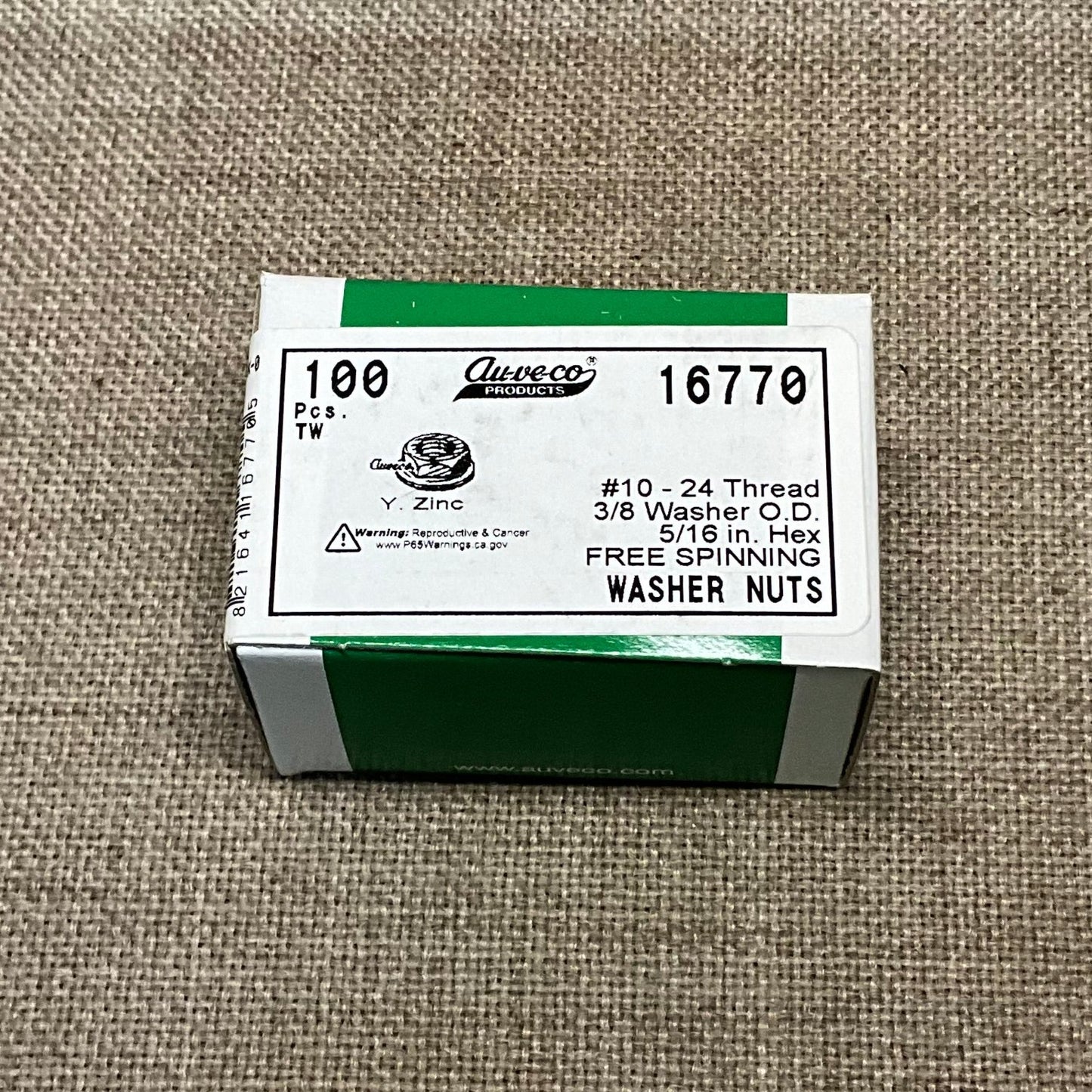 50 Free Spinning Washer Nuts Auveco 16770 Use With Universal Molding Fastener