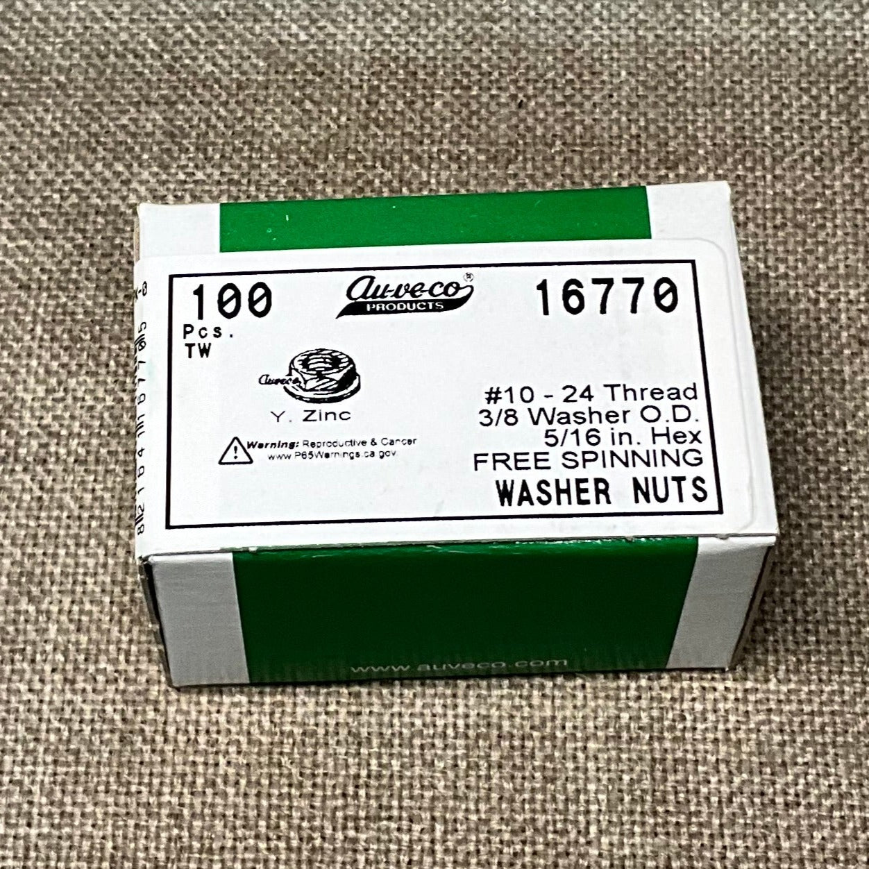 50 Moulding Fasteners 50 Free Spinning Washer Nut Set Auveco 2619 & 16770