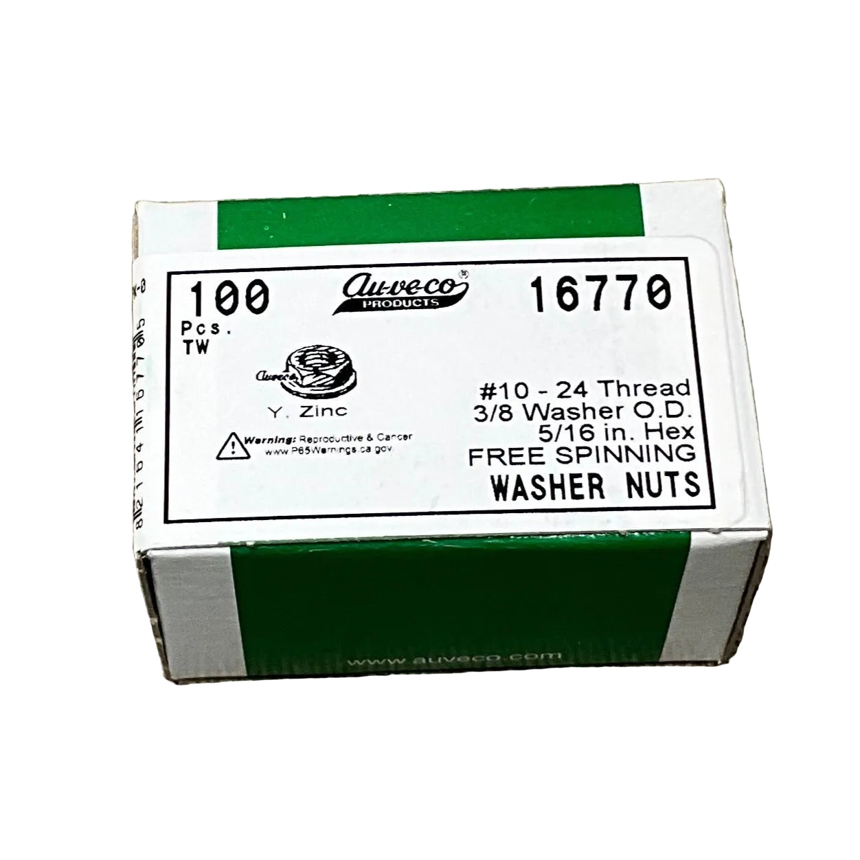 50 Moulding Fasteners 50 Free Spinning Washer Nut Set Auveco 2619 & 16770