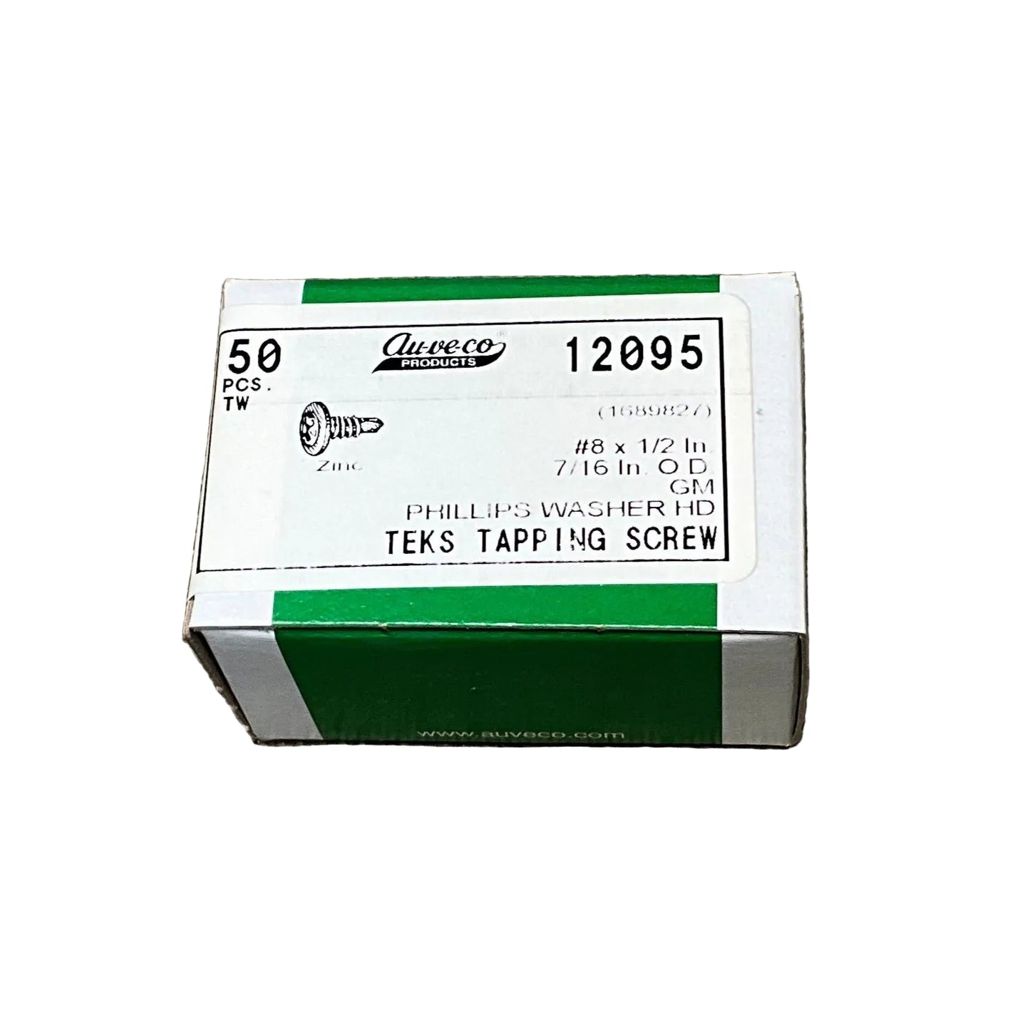 50 Phillips Washer Head Teks Tapping Screws Auveco 12095 GM:1689827 & Universal