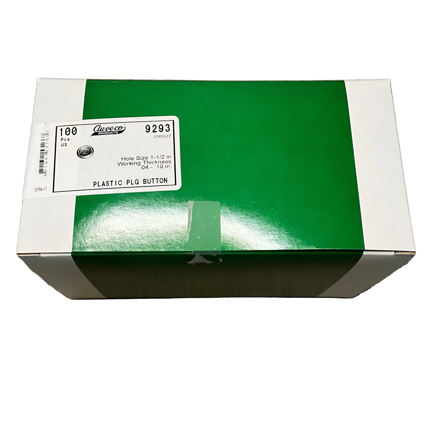 50 Plastic Plug Buttons Fits Hole Size 1-1/2 inch Auto Body Plug 9293 Universal