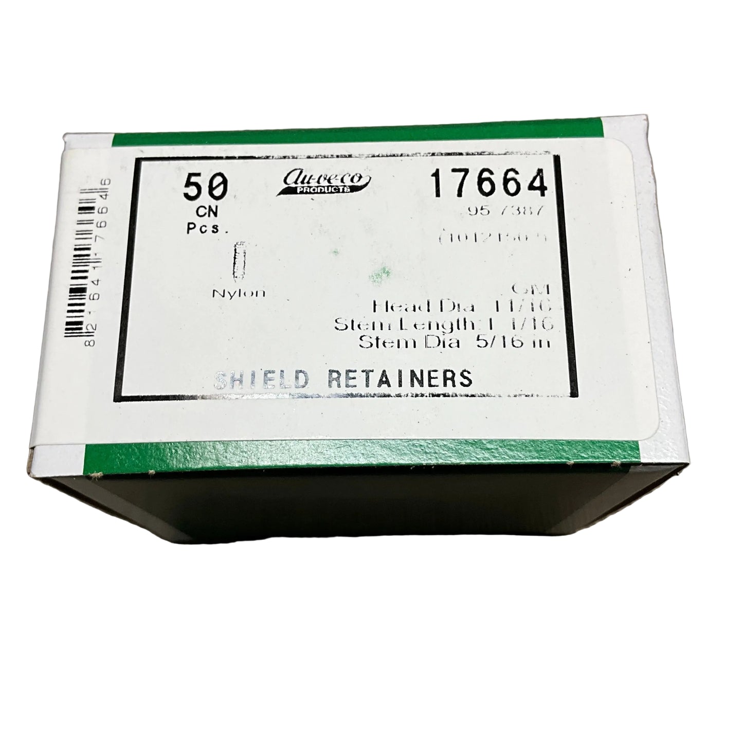 50 Shield Retainers Auveco 17664 GM: 10121502 Chrysler: 6033082 Ford: 390018-S