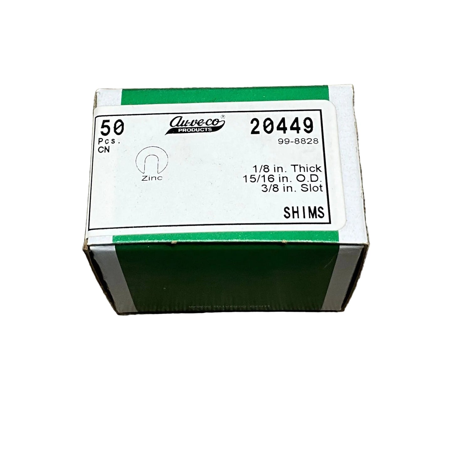 50 Shims Auveco 20449 Universal Automobile Shims Construction Home ATV General