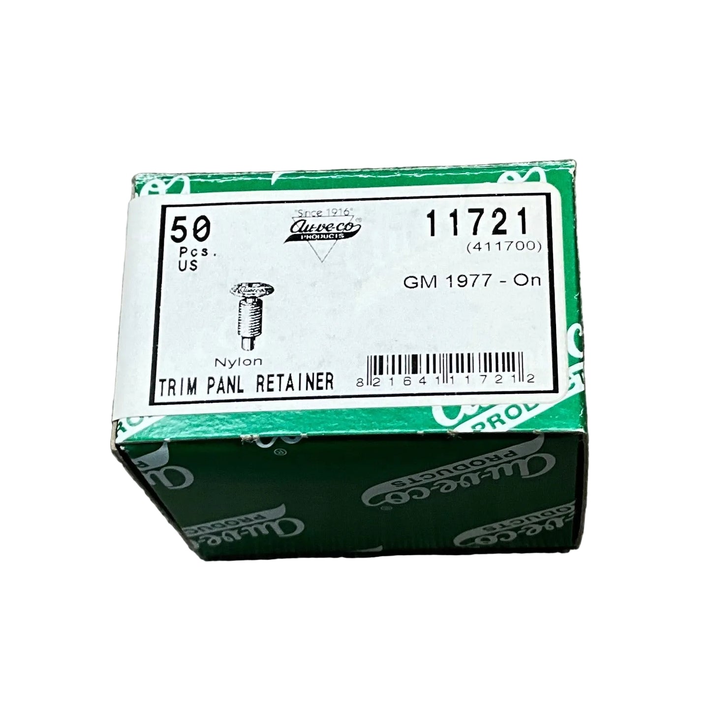 50 Trim Panel Retainers Auveco 11721 For GM : 411700 From The Year 1977 - On