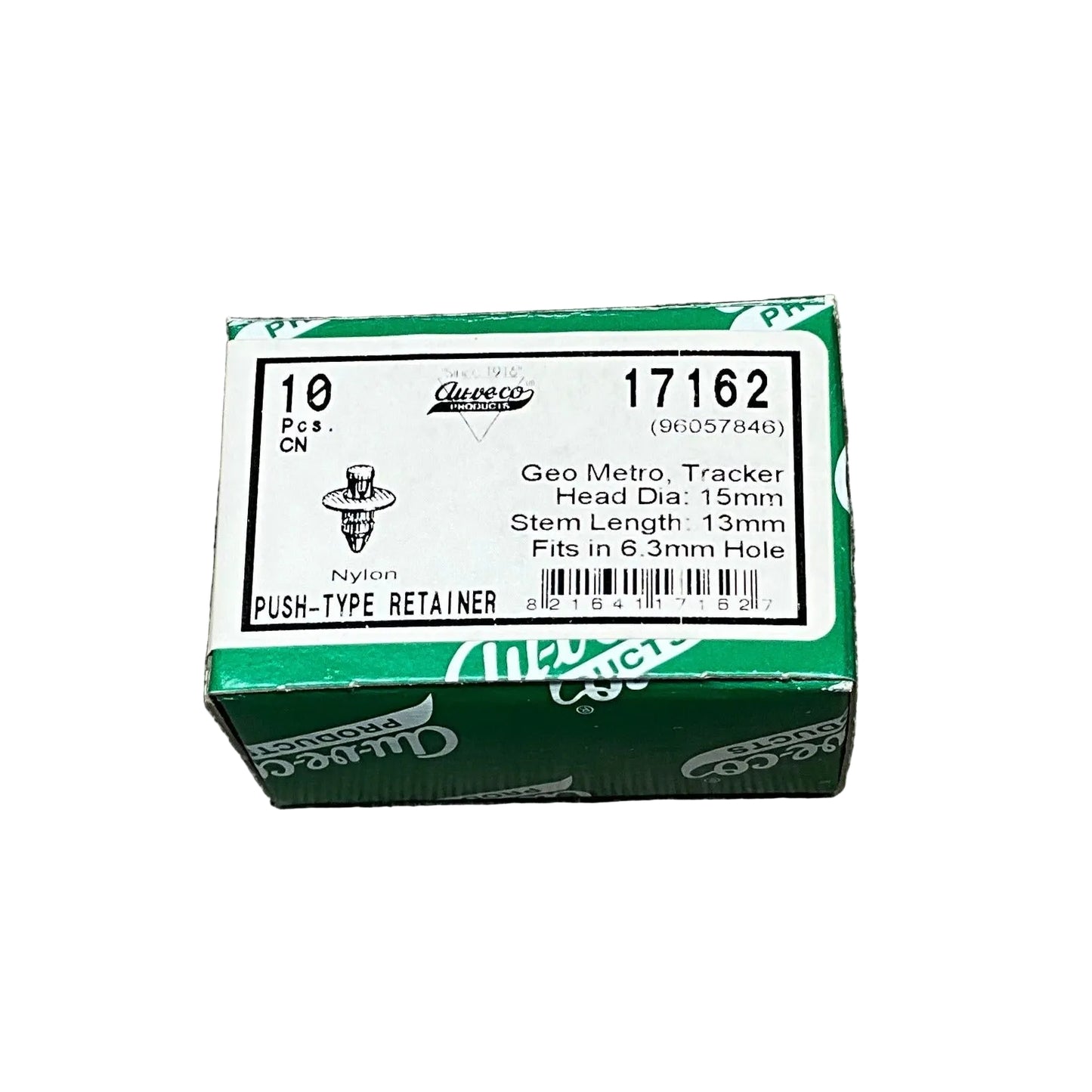 50 Trim Panel Retainers Auveco 17612 Ford: N807721-S and Chrysler: 6504043