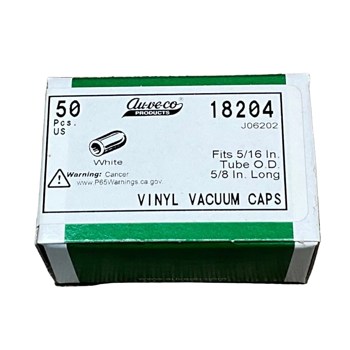 50 Vinyl Vacuum Caps Auveco 18204 Universal For Any Automobile Car Truck ATV