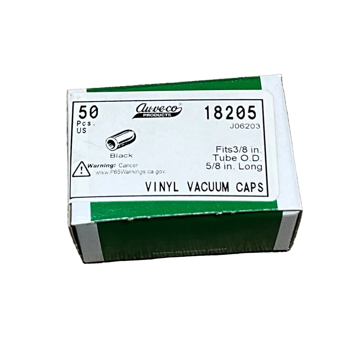 50 Vinyl Vacuum Caps Auveco 18205 Universal For Any Automobile Car Truck ATV